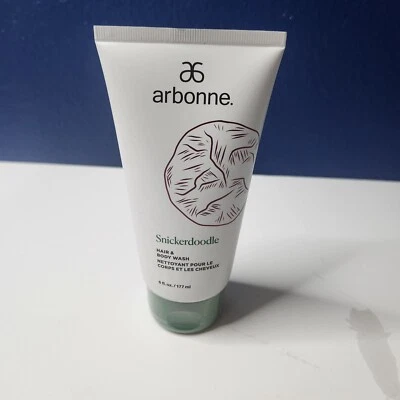 Jabón corporal y cabello Arbonne Snickerdoodle 6 OZ cada uno NUEVO Foto 1 de 4