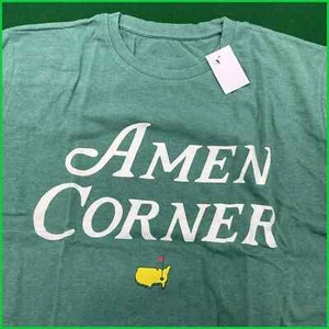 NEW 2025 Masters Tournament Amen Corner Golf T-Shirt Green Reprinted For Fan - Picture 1 of 3