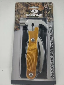 Mossy Oak 13 In 1 Hammer Multi Tool Gold Color - Picture 1 of 12