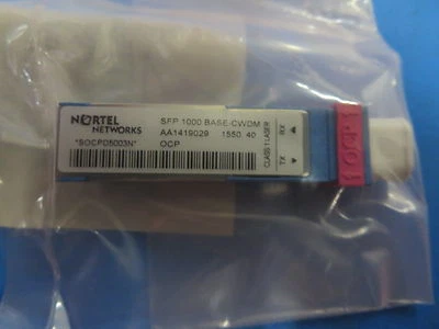 Nortel Networks AA1419029 1 PORT 1000 BASE CWDM SFP 1550NM 40KM - Image 1 of 4