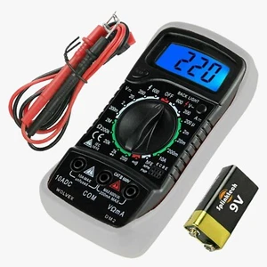 Pocket Multimeter LCD Digital Multi Tester Voltmeter Ammeter Ohmmeter AC/DC AUTO - Picture 1 of 2