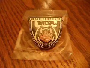 2008 Harley Davidson 105th Anniversary Ride Home MDA Vest Jacket Pin NIP - Picture 1 of 1