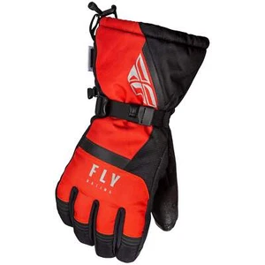 Fly Racing Cascade Insulated Snowmobile Gloves - Black / Red - 363-3923 - Picture 1 of 11