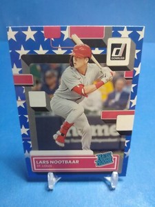 LARS NOOTBAAR 2022 Donruss Rated Rookie Independence Day card #68 Cardinals RC