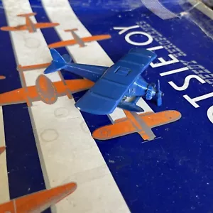 Vintage 1928 Tootsietoy UX 214 Areo-Dawn Sea Plane Airplane Nice Blue Rare - Picture 1 of 11