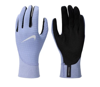 Nike Pacer Men's Therma-FIT Midweight Running Gloves Blue Black Medium - Image 1 of 4