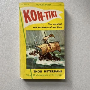 Kon-Tiki von Thor Heyerdahl 10. Druck 1961 Massenmarkt Taschenbuch - schönes Exemplar - Bild 1 von 15