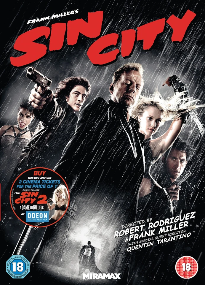 Sin City (DVD) Benicio Del Toro Powers Boothe Brittany Murphy (UK IMPORT) Foto 1 de 1