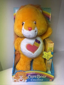 Vintage 2004 Care Bear Cousins Brave Heart Lion 12” Plush Cartoon VHS New Sealed - Picture 1 of 7