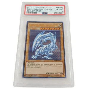 Yu-Gi-Oh! 2017 Blue-Eyes White Dragon PSA 6 EX-MT - 1st Ed DUSA-EN043 - Bild 1 von 2