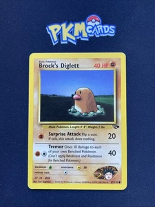 Pokémon TCG Brock's Diglett Gym Challenge 67/132 Regular LP. - Picture 1 of 3