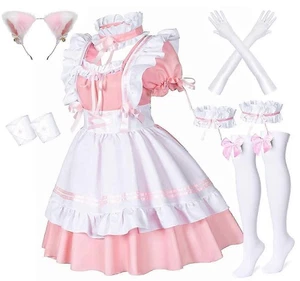 Anime Französische Dienstmädchen Schürze Lolita Kostüm Cosplay, Gr. 3XL - Bild 1 von 5