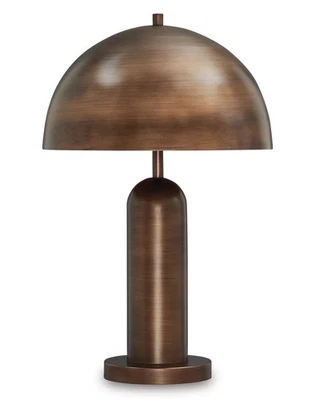 铜制台灯带圆顶灯罩 — 第 1/2 张图片