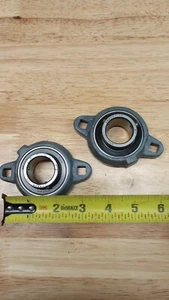 2 Stück Boston Gusseisen 2 Schrauben montiert Blocklager NTN AS205-100 - Bild 1 von 5