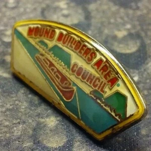 Boy Scouts Montículo Constructores Consejo de Área Vintage Pin Insignia con error - Imagen 1 de 3
