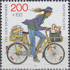 Germany-FRG Stamp Day Postal Delivery by Bicycle 1995 MNH-4,50 Euro