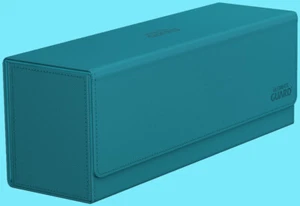 ULTIMATE GUARD ARKHIVE MONOCOLOR PETROL XENOSKIN FLIP 400+ DECK CASE Card Box - Picture 1 of 5