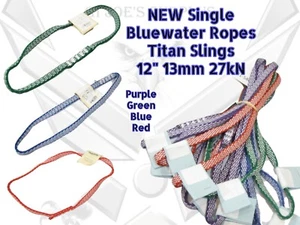 NEW Bluewater Ropes Titan Runner Climbing Sling 12" 13mm 27kN Professional N6 - Picture 1 of 16