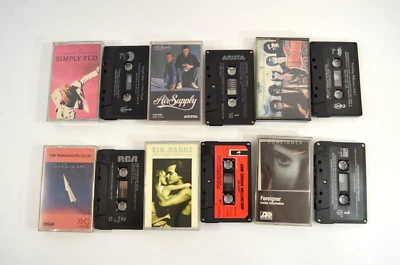 Light Rock Cassette Tapes LOT Foreigner Simply Red Traveling Wilburys Air Supply - Image 1 of 4