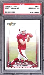 2006 Score - Rookie Matt Leinart #331 (RC) PSA 10 GEM - Picture 1 of 2