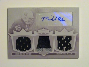2007 Threads Michael Bush Raiders Louisville Auto 1/1 - Picture 1 of 1