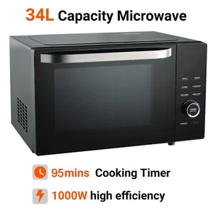 SMAD 34L Microwave Oven Drop-down Door with 6 Power 1000W high efficiency power - Picture 1 of 15