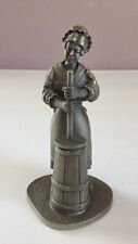 Franklin Mint Pewter Figurine People Of Colonial America THE BUTTER CHURNER 1974