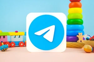 Telegram App 3D Printed Decor Logo 3D Printing 3D Print Stand Sign Custom Logos - Picture 1 of 6