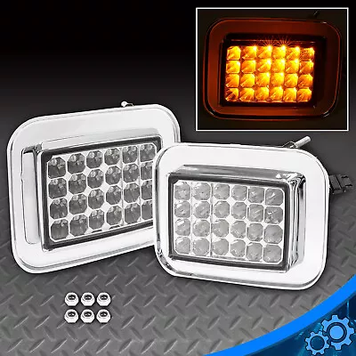 Para 03-08 09 Hummer H2 Claro LED Esquina Señal de Giro Luz Lámpara de Estacionamiento Derecha y Derecha Foto 1 de 4