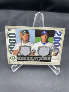 2008 SP Legendary Cuts Generations Dual Memorabilia Mike Piazza Russell Martin