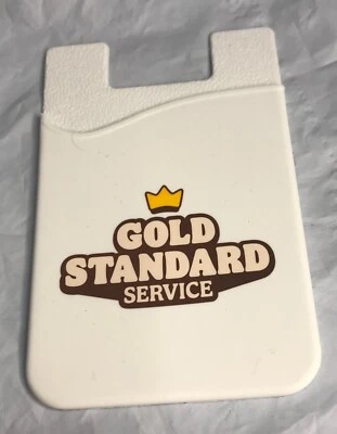 RARE Burger King Employee Gold Standard Card Holder – New & Unused - Image 1 of 2