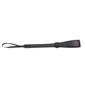 Black Faux Leather Camera Hand Wrist Strap for Light Cameras Sony Canon Nikon - Picture 1 of 3