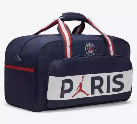 NIKE x JORDAN PSG PARIS SAINT GERMAIN SOCCER DUFFLE BAG BLUE WHITE RED Cover