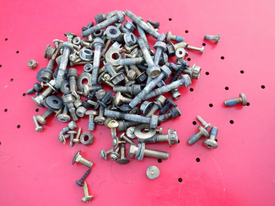 2009 Polaris 600 IQ short track snowmobile parts: NUTS-BOLTS-ETC from sled - Image 1 of 1
