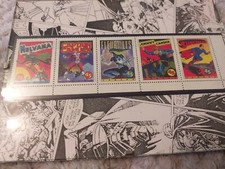 NM Superhero Stamps Framed. Nelvana, Captain Canuck, Superman, Fleur De Lys,...