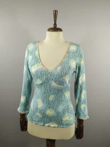 Vintage Fendi Blouse Shirt Long Sleeve Size 10 US Women's - Picture 1 of 12