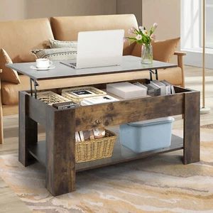 Für Wohnzimmer Couchtisch Liftplatte Couchtisch mit verstecktem Fach Ablage - Bild 1 von 11