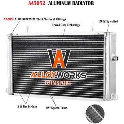 3 Row Aluminum Radiator For 1998-2003 Jaguar XJR XKR Vanden Plas 4.0L - Image 1 of 4