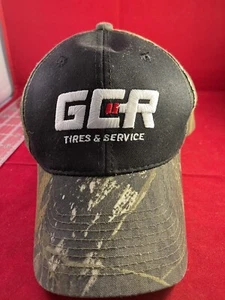 GCR Tires & Services Real Tree Camo Klettverschluss verstellbar Strapback Kugelkappe - Bild 1 von 5