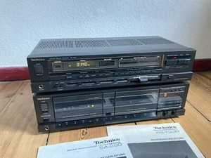 Technics SA-290 Verstärker & Receiver RS-T33R Doppelkassettendeck Tuner TR 33 R - Bild 1 von 23