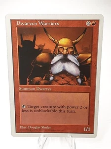 MTG - 5th Edition - Dwarven Warriors - Common - Lightly Played - Picture 1 of 6