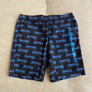 Supreme Thrasher Skate Shorts Black 2015 - Picture 1 of 5