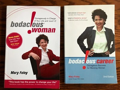 Bodacious! Career AND Bodacious Woman  both signed by author Mary Foley - Image 1 of 4