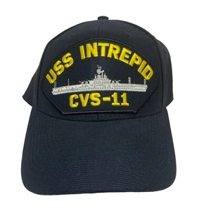 USS Intrepid CVS-11 U.S. Navy Hat OS Made In USA SnapBack New Never Worn - Picture 1 of 6