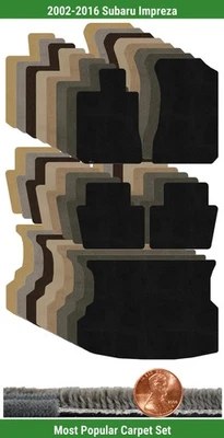 Juego de alfombrillas Ultimat personalizadas para Subaru Impreza 2002-2016 (5 piezas) #1276 Foto 1 de 4
