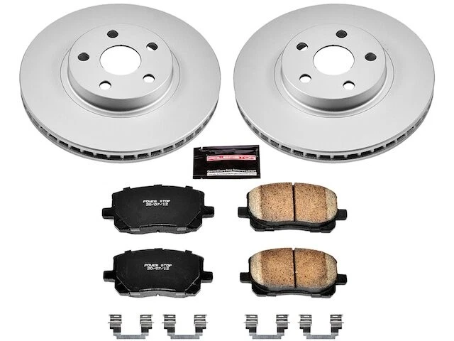 Kit de pastillas de freno delanteras y rotor para Pontiac Vibe 2003-2008 2004 2005 2006 YB489MT Foto 1 de 1