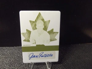 JEAN RATELLE 2023 BLATT IM SPIEL HOCKEY DRUCKPLATTE AUTOGRAMM - Bild 1 von 2