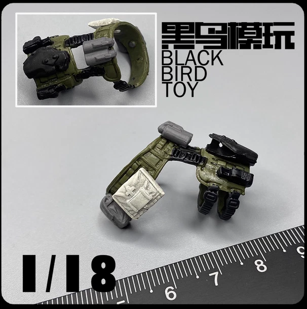 JOYTOY 1/18 Male Soldier Leg Hanging Model 3.75'' Shock Worker Action Figures - Image 1 of 1