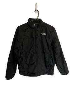 The North Face Puffer Jacket Womens Small Black Full Zip Lightweight Outerwear - Picture 1 of 7