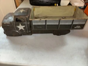 Vintage Marx Blech Litho US Army Transport Truck Great Restriction Project - Bild 1 von 6